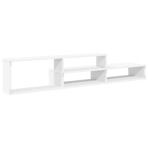 Seinälle asennettava TV-teline 150x25x28,5 cm Tekninen puu