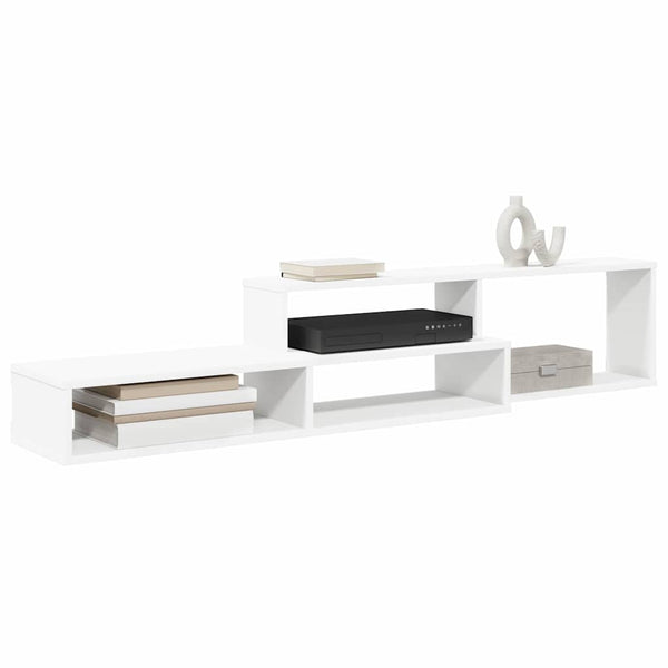 Seinälle asennettava TV-teline 150x25x28,5 cm Tekninen puu