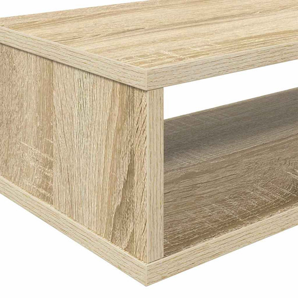 Seinälle asennettava televisioteline 150x25x28,5cm Tekninen puu