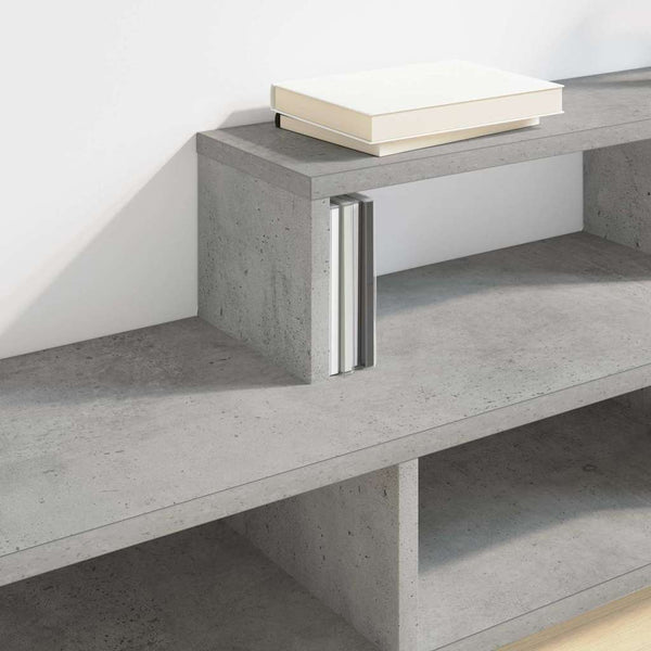 Seinälle asennettava teline TV:lle 120x25x28,5cm Tekninen puu