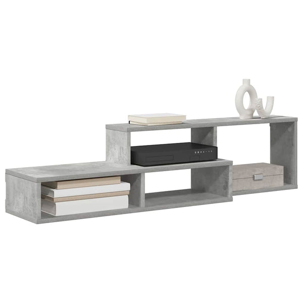 Seinälle asennettava teline TV:lle 120x25x28,5cm Tekninen puu