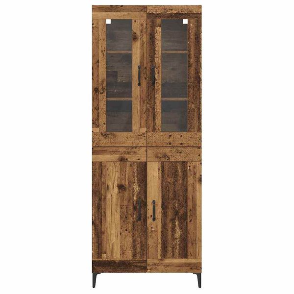Korkea kaappi 69,5 x 180 cm Vanha Puu Tekninen puu 34