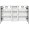 Kylpyhuoneen kaappisetti 3 kpl 80 x 10,5 x 50 cm Tekninen puu