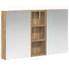 Kylpyhuoneen kaappisetti 3 kpl 80 x 10,5 x 50 cm Tekninen puu