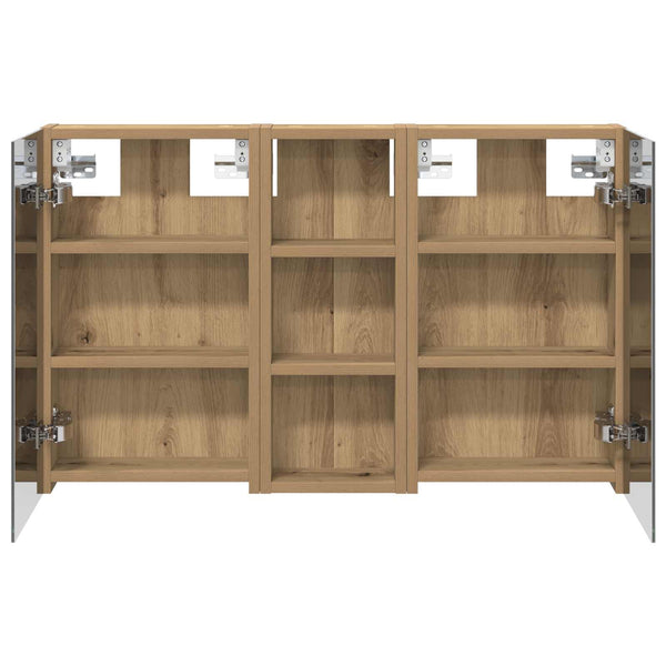 Kylpyhuoneen kaappisetti 3 kpl 80 x 10,5 x 50 cm Tekninen puu