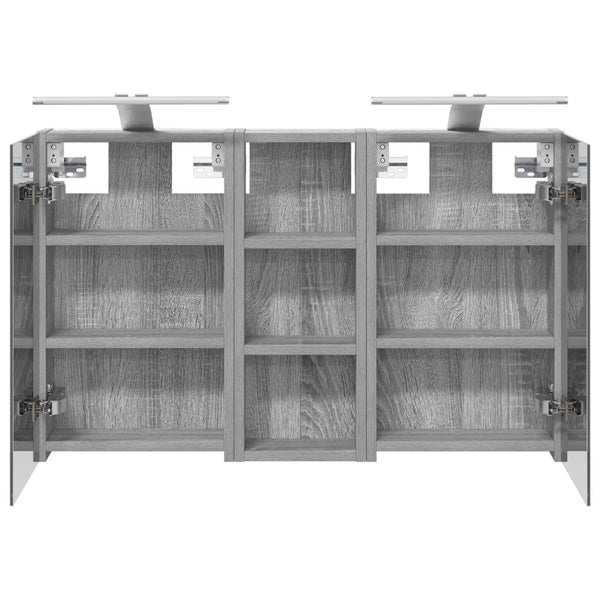Kylpyhuoneen kaappisetti 3 kpl 80 x 10,5 x 50 cm Tekninen puu