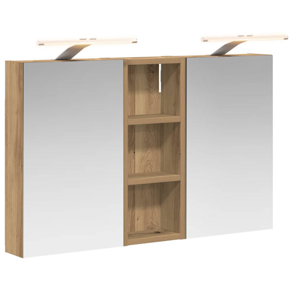 Kylpyhuoneen kaappisetti 3 kpl 80 x 10,5 x 50 cm Tekninen puu