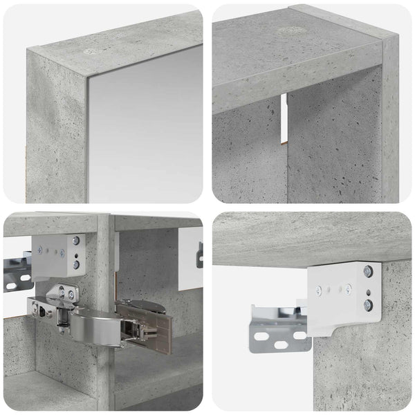 Kylpyhuoneen kaappisetti 3 kpl 90 x 10,5 x 50 cm Tekninen puu