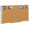Kylpyhuoneen kaappisetti 3 kpl 90 x 10,5 x 50 cm Tekninen puu