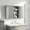 Kylpyhuoneen kaappisetti 3 kpl 90 x 10,5 x 50 cm Tekninen puu