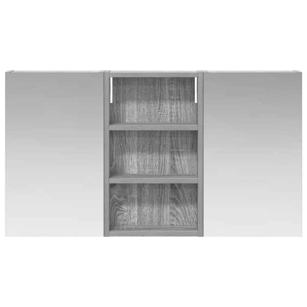 Kylpyhuoneen kaappisetti 3 kpl 90 x 10,5 x 50 cm Tekninen puu