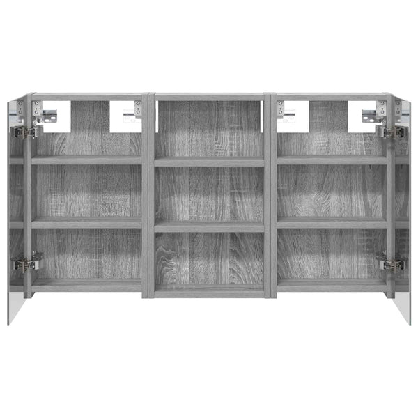 Kylpyhuoneen kaappisetti 3 kpl 90 x 10,5 x 50 cm Tekninen puu