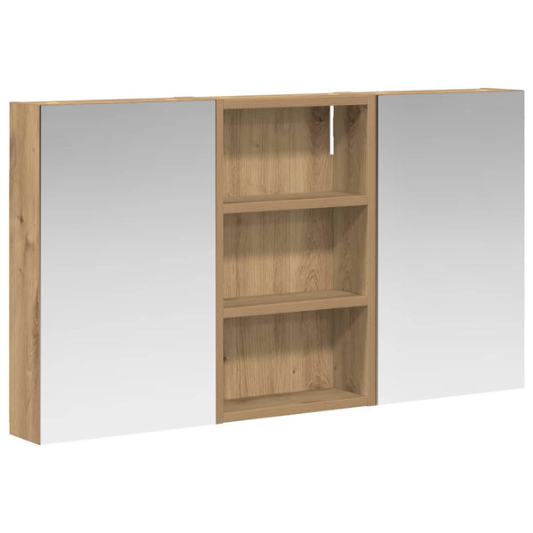 Kylpyhuoneen kaappisetti 3 kpl 90 x 10,5 x 50 cm Tekninen puu