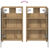 Kylpyhuoneen kaappisetti 3 kpl 90 x 10,5 x 50 cm Tekninen puu