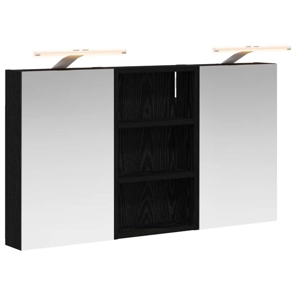 Kylpyhuoneen kaappisetti 3 kpl 90 x 10,5 x 50 cm Tekninen puu