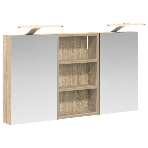 Kylpyhuoneen kaappisetti 3 kpl 90 x 10,5 x 50 cm Tekninen puu