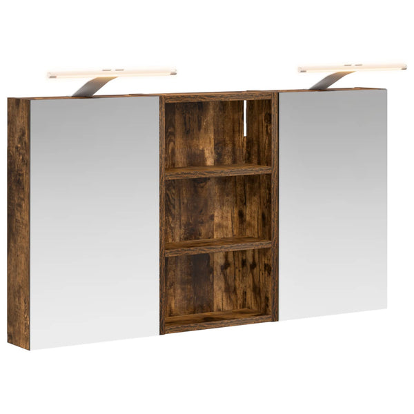 Kylpyhuoneen kaappisetti 3 kpl 90 x 10,5 x 50 cm Tekninen puu