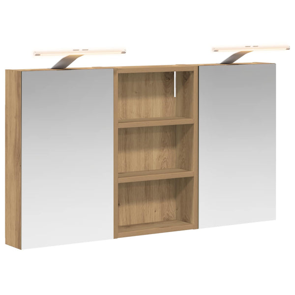 Kylpyhuoneen kaappisetti 3 kpl 90 x 10,5 x 50 cm Tekninen puu