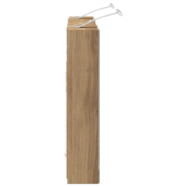 Kylpyhuoneen kaappisetti 3 kpl 90 x 10,5 x 50 cm Tekninen puu