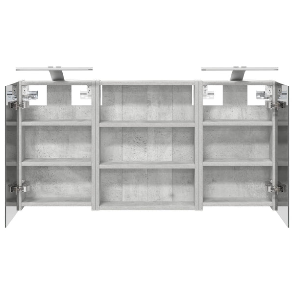 Kylpyhuoneen kaappisetti 3 kpl 100 x 10,5 x 50 cm Tekninen puu