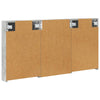 Kylpyhuoneen kaappisetti 3 kpl 120 x 10,5 x 60,5 cm