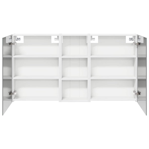 Kylpyhuoneen kaappisetti 3 kpl 130 x 14,5 x 70 cm Tekninen puu