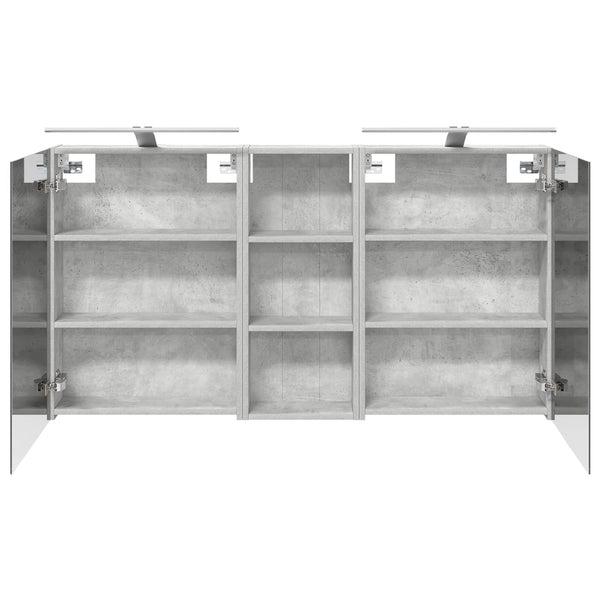 Kylpyhuoneen kaappisetti 3 kpl 130 x 14,5 x 70 cm Tekninen puu