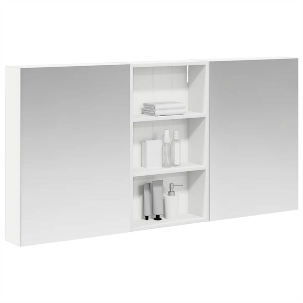 Kylpyhuoneen kaappisetti 3 kpl 140 x 14,5 x 70 cm Tekninen puu