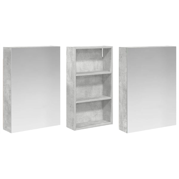 Kylpyhuoneen kaappisetti 3 kpl 140 x 14,5 x 70 cm Tekninen puu