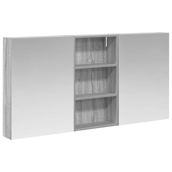 Kylpyhuoneen kaappisetti 3 kpl 140 x 14,5 x 70 cm Tekninen puu