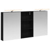 Kylpyhuoneen kaappisetti 3 kpl 140 x 14,5 x 70 cm Tekninen puu