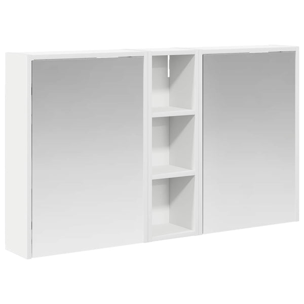 Kylpyhuoneen kaappisetti 3 kpl 106 x 16 x 62,5 cm Tekninen puu