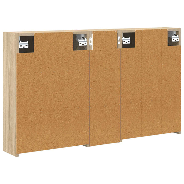 Kylpyhuoneen kaappisetti 3 kpl 106 x 16 x 62,5 cm Tekninen puu