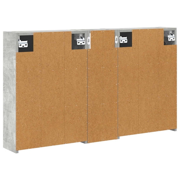 Kylpyhuoneen kaappisetti 3 kpl 106 x 16 x 62,5 cm Tekninen puu