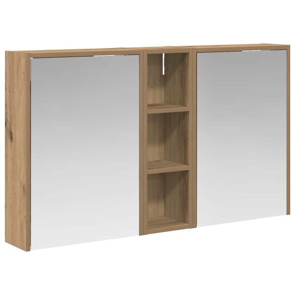 Kylpyhuoneen kaappisetti 3 kpl 106 x 16 x 62,5 cm Tekninen puu