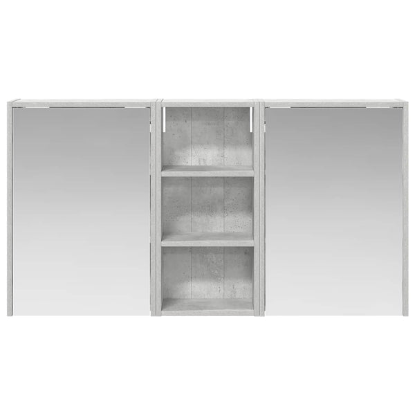 Kylpyhuoneen kaappisetti 3 kpl 116 x 16 x 62,5 cm Tekninen puu