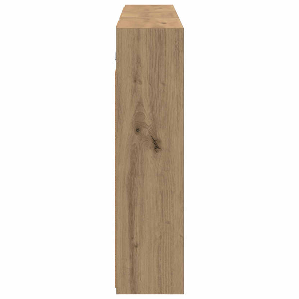 Kylpyhuoneen kaappisetti 3 kpl 116 x 16 x 62,5 cm Tekninen puu