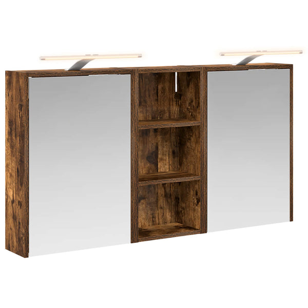 Kylpyhuoneen kaappisetti 3 kpl 116 x 16 x 62,5 cm Tekninen puu