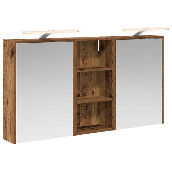 Kylpyhuoneen kaappisetti 3 kpl 116 x 16 x 62,5 cm Tekninen puu