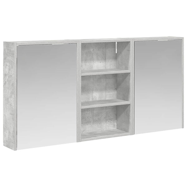 Kylpyhuoneen kaappisetti 3 kpl 126 x 16 x 62.5 cm Tekninen puu