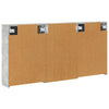 Kylpyhuoneen kaappisetti 3 kpl 126 x 16 x 62.5 cm Tekninen puu