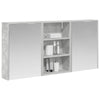 Kylpyhuoneen kaappisetti 3 kpl 126 x 16 x 62.5 cm Tekninen puu