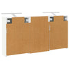 Kylpyhuoneen kaappisetti 3 kpl 126 x 16 x 62.5 cm Tekninen puu