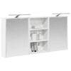 Kylpyhuoneen kaappisetti 3 kpl 126 x 16 x 62.5 cm Tekninen puu