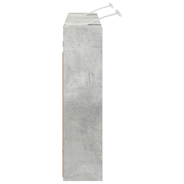 Kylpyhuoneen kaappisetti 3 kpl 126 x 16 x 62.5 cm Tekninen puu