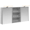 Kylpyhuoneen kaappisetti 3 kpl 126 x 16 x 62.5 cm Tekninen puu