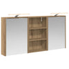 Kylpyhuoneen kaappisetti 3 kpl 126 x 16 x 62.5 cm Tekninen puu