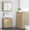 Kylpyhuonekalustesetti 3 kpl Sonoman tammi 72,5 x 36,5 x 100 cm