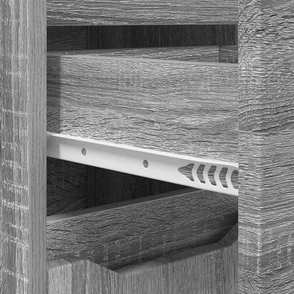 Kylpyhuonekalustesetti 3 kpl Harmaa Sonoma 72,5 x 36,5 x 100 cm