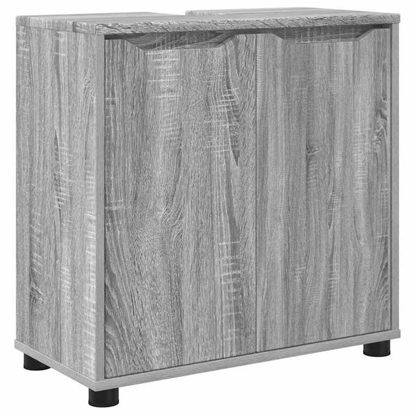 Kylpyhuonekalustesetti 3 kpl Harmaa Sonoma 72,5 x 36,5 x 100 cm